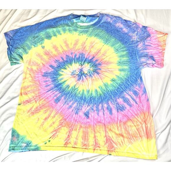Colortone Tie Dye T Shirt, Adult, Size XL - Picture 1 of 5